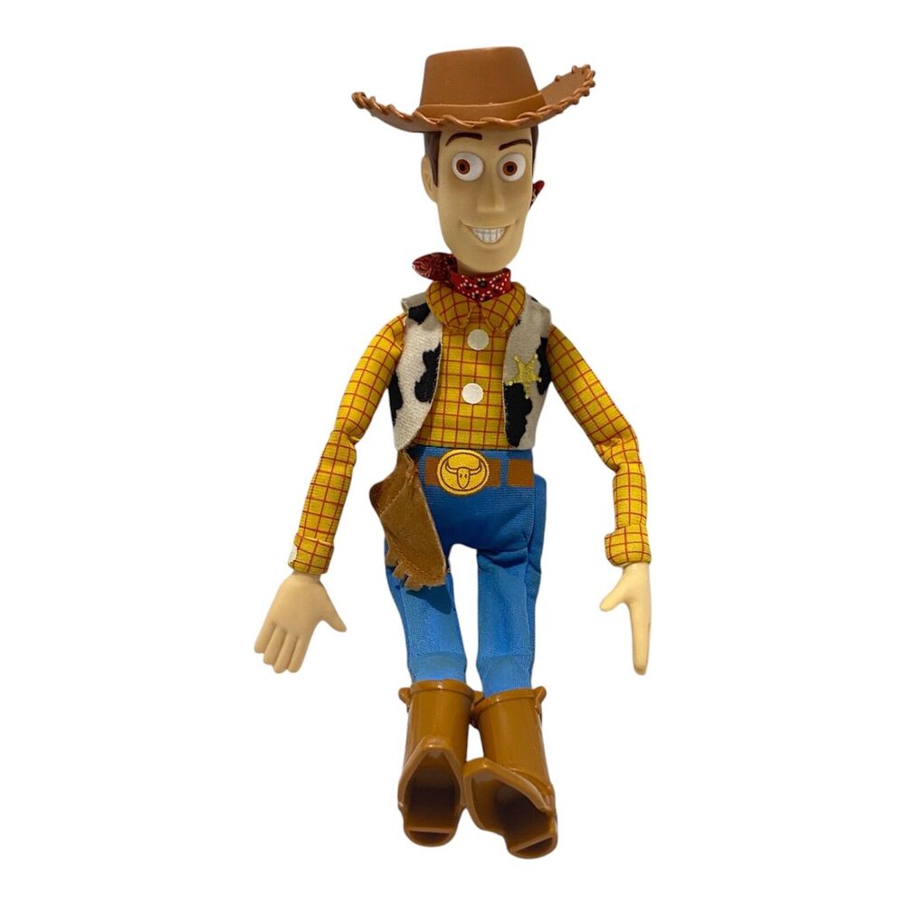 Vintage 1995 Toy Story Woody Stuffed Figure Doll 11 Inch Disney Burger King